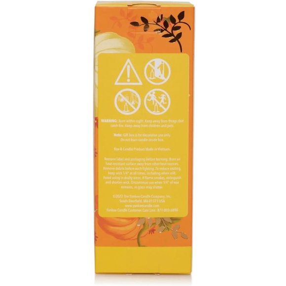 YANKEE CANDLE Pumpkin Season Lover Gift Set 3 Mini Candles NIB - Picture 3 of 6